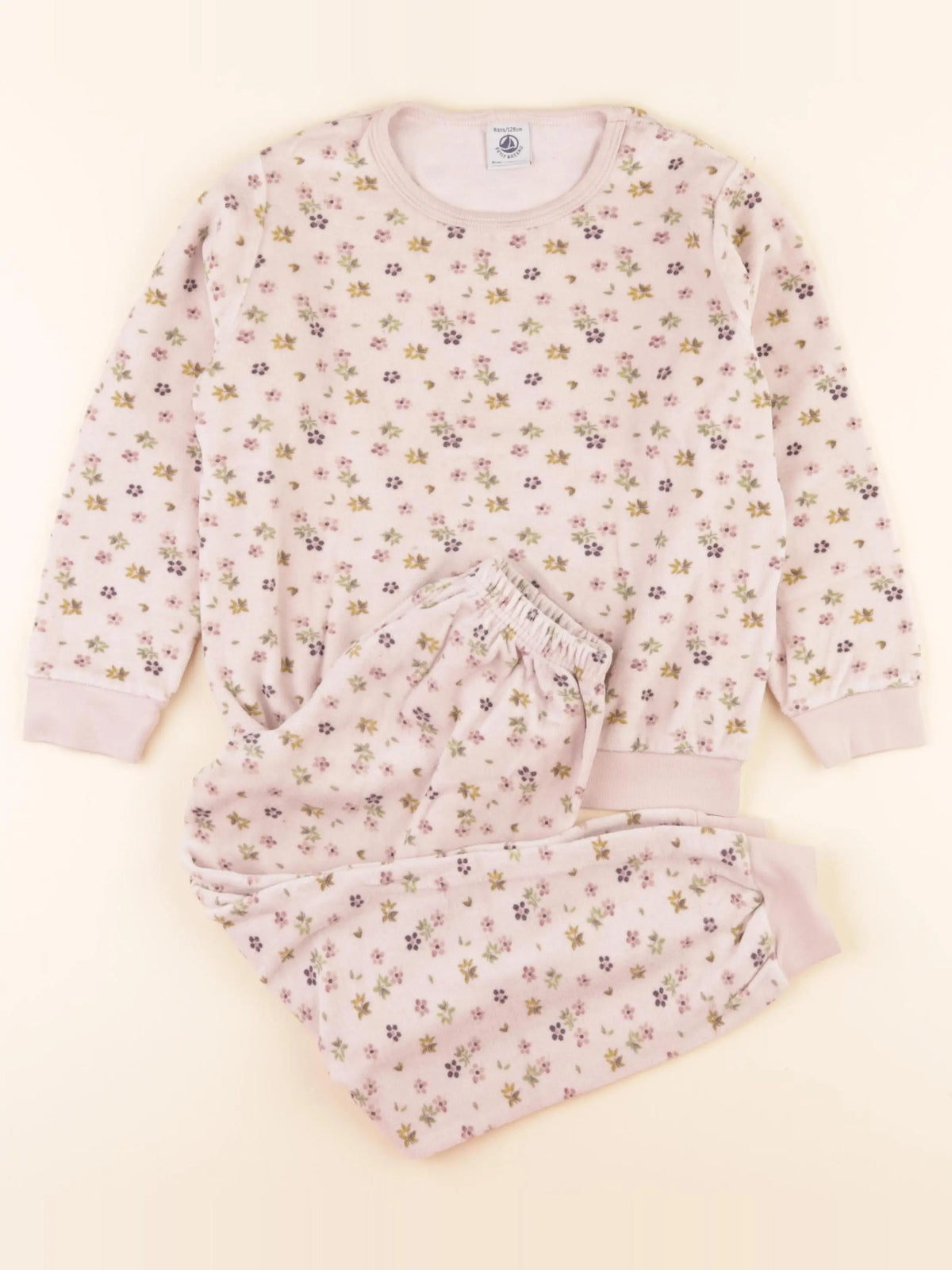 Pyjama velours rose