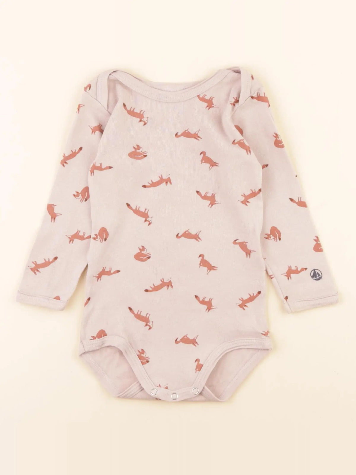 Petit Bateau - body rose - 12 mois