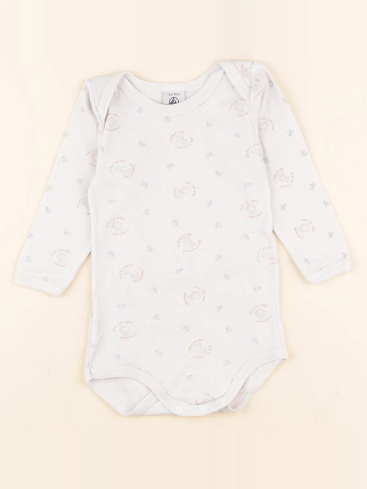 Body blanc, orange