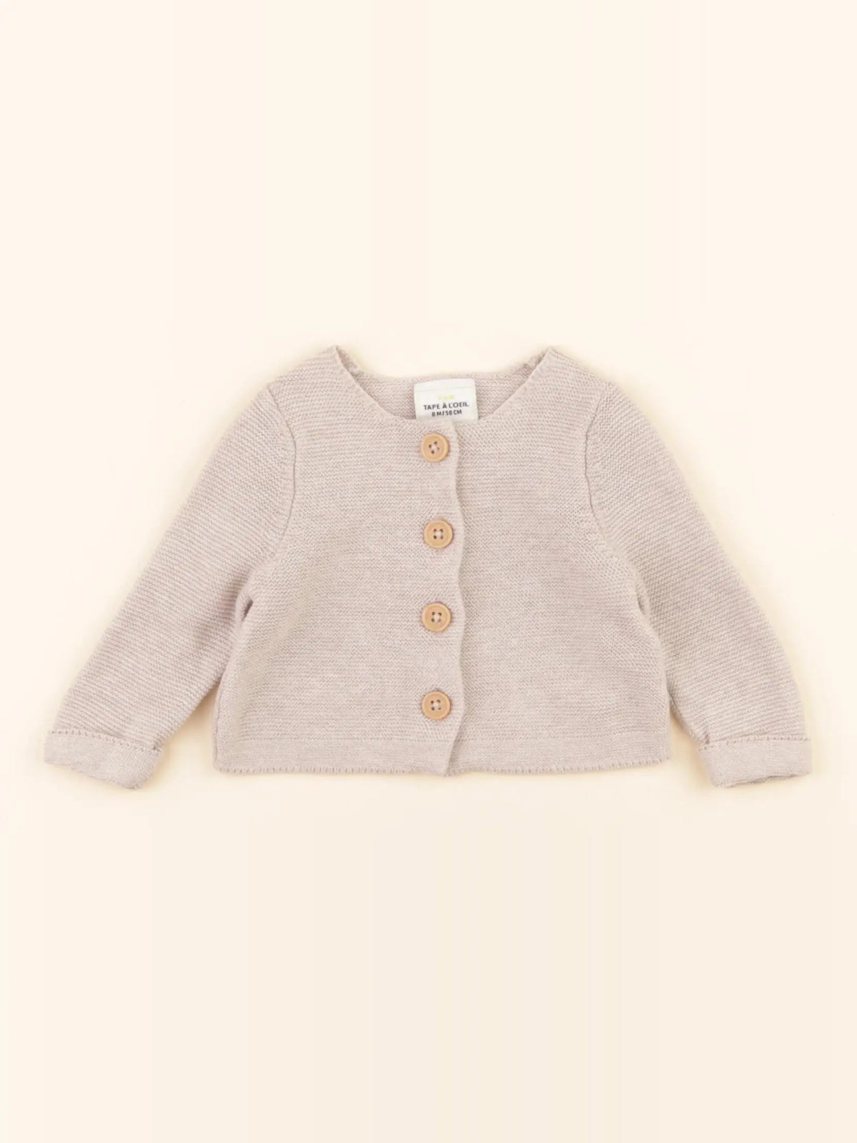 Tape à l'oeil - gilet beige - 0 mois