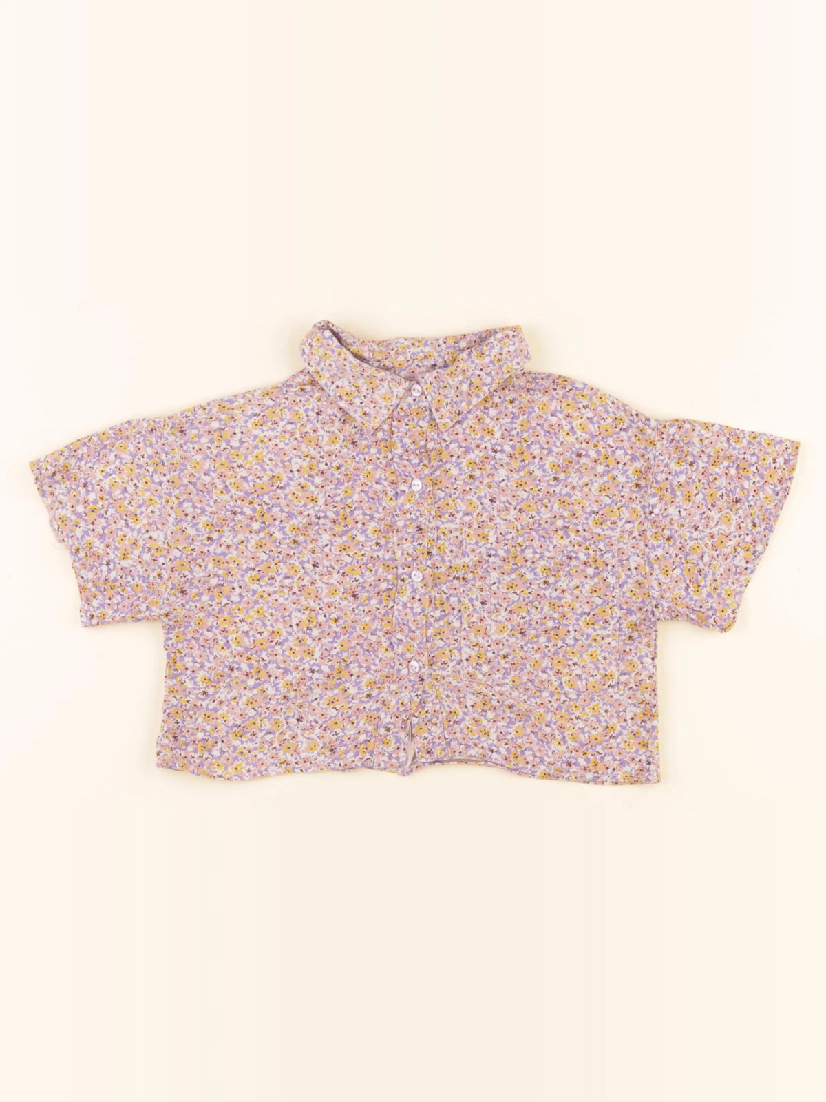 Zara - blouse courte multicolore - 6 ans