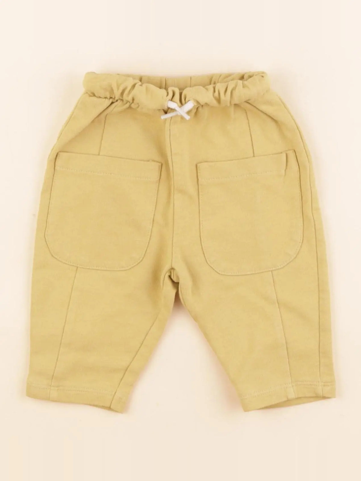 Vertbaudet - pantalon jaune - 3 mois
