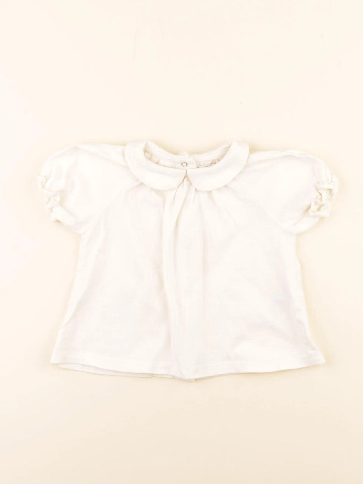 Vertbaudet - tee-shirt blanc - 18 mois