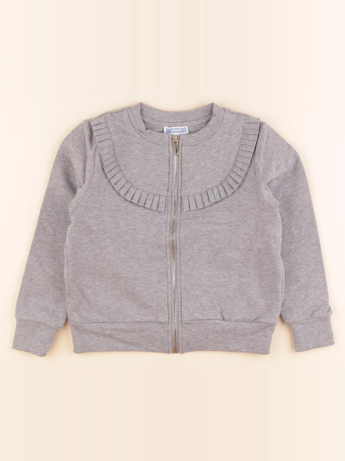 Jacadi - gilet gris - 6 ans
