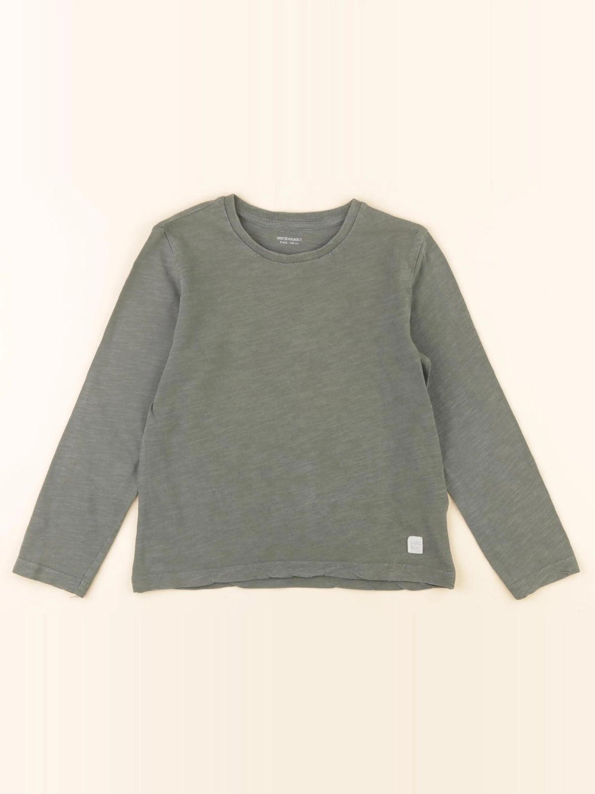 Vertbaudet - tee-shirt vert - 8 ans