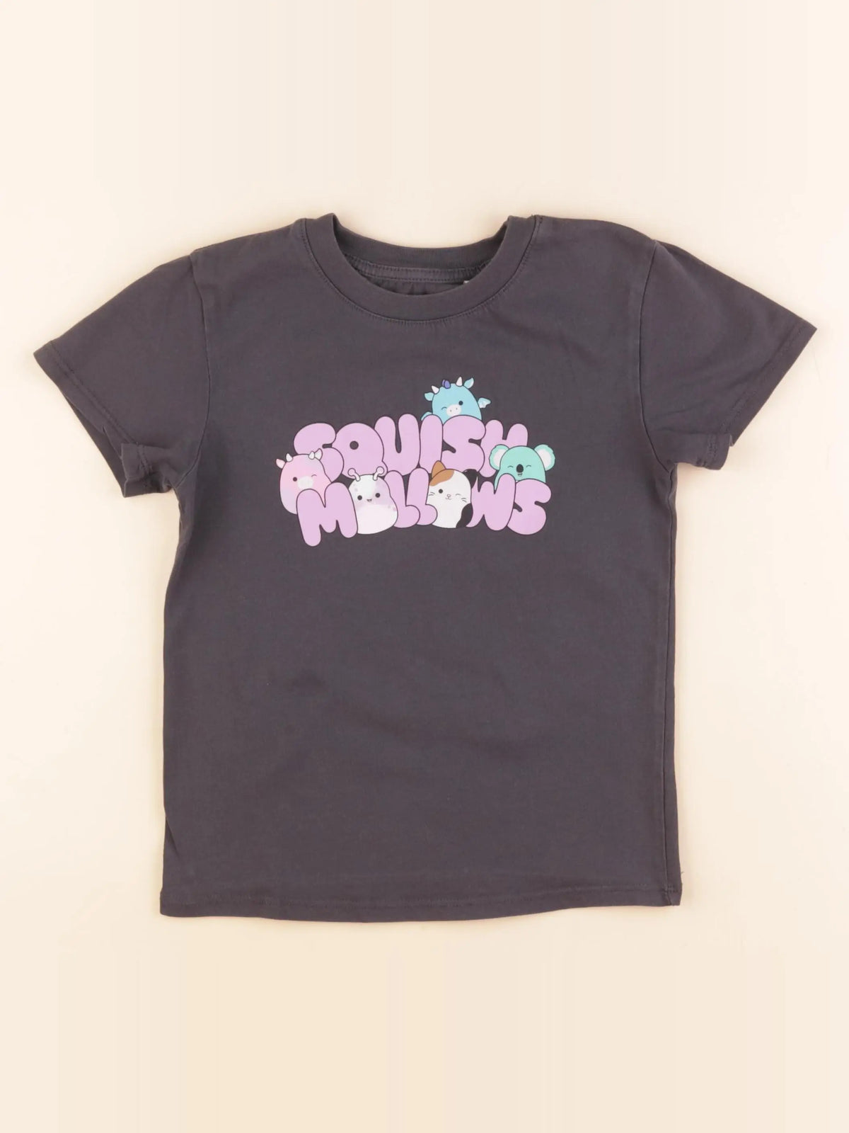 H&M - tee-shirt gris - 6/8 ans