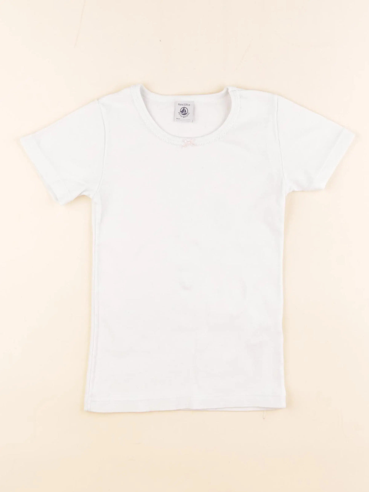 Petit Bateau - maillot de corps blanc - 8 ans