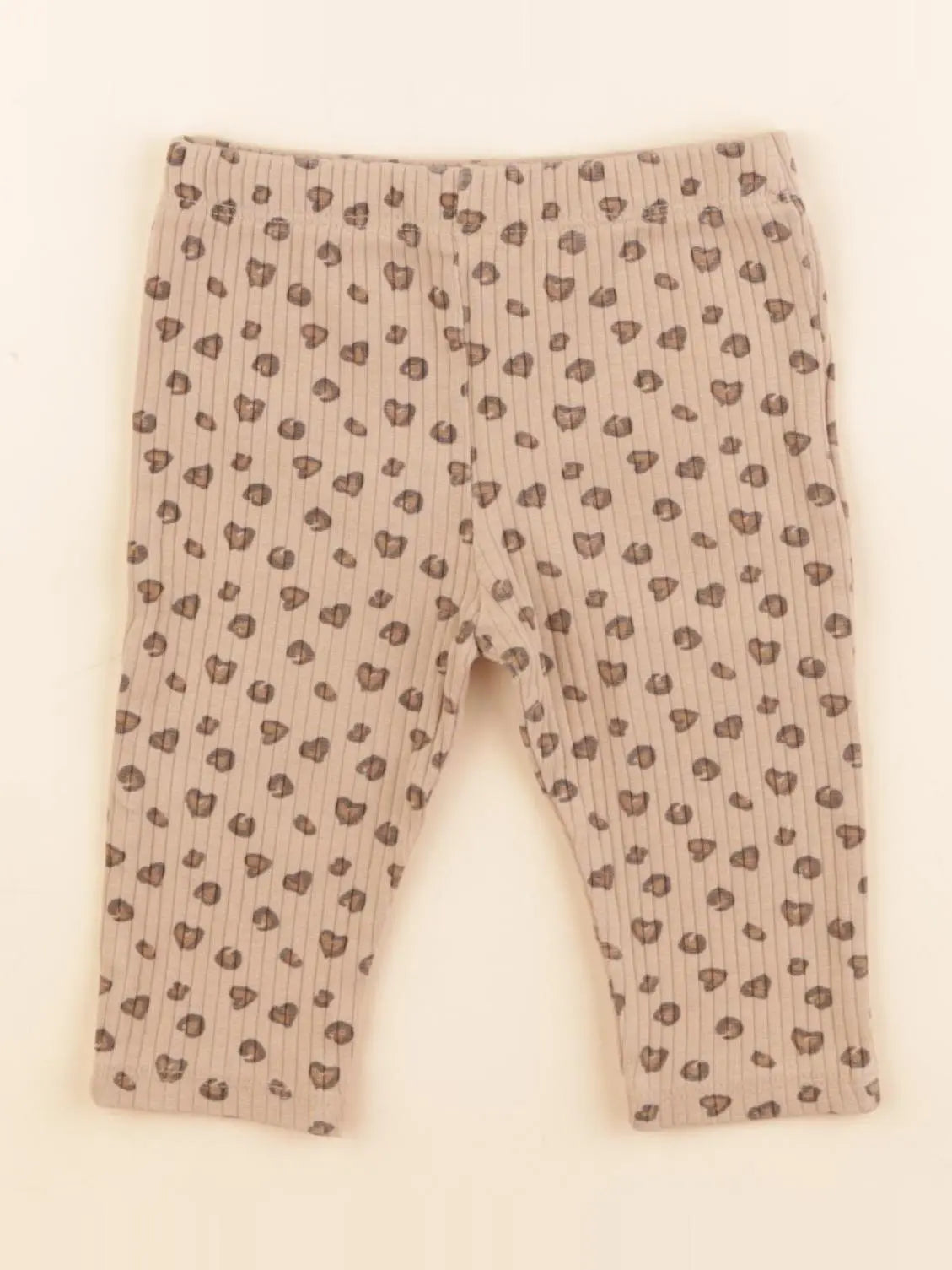 Vertbaudet - legging marron - 6 mois