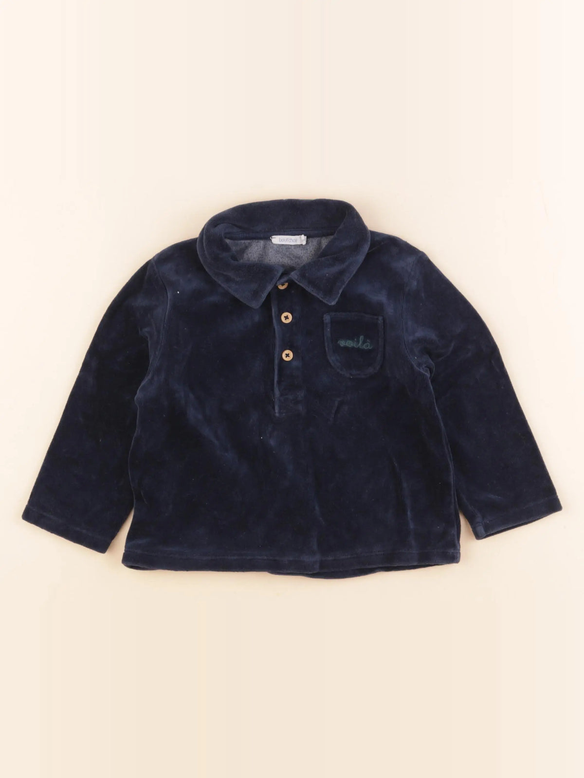 Boutchou - polo bleu - 24 mois