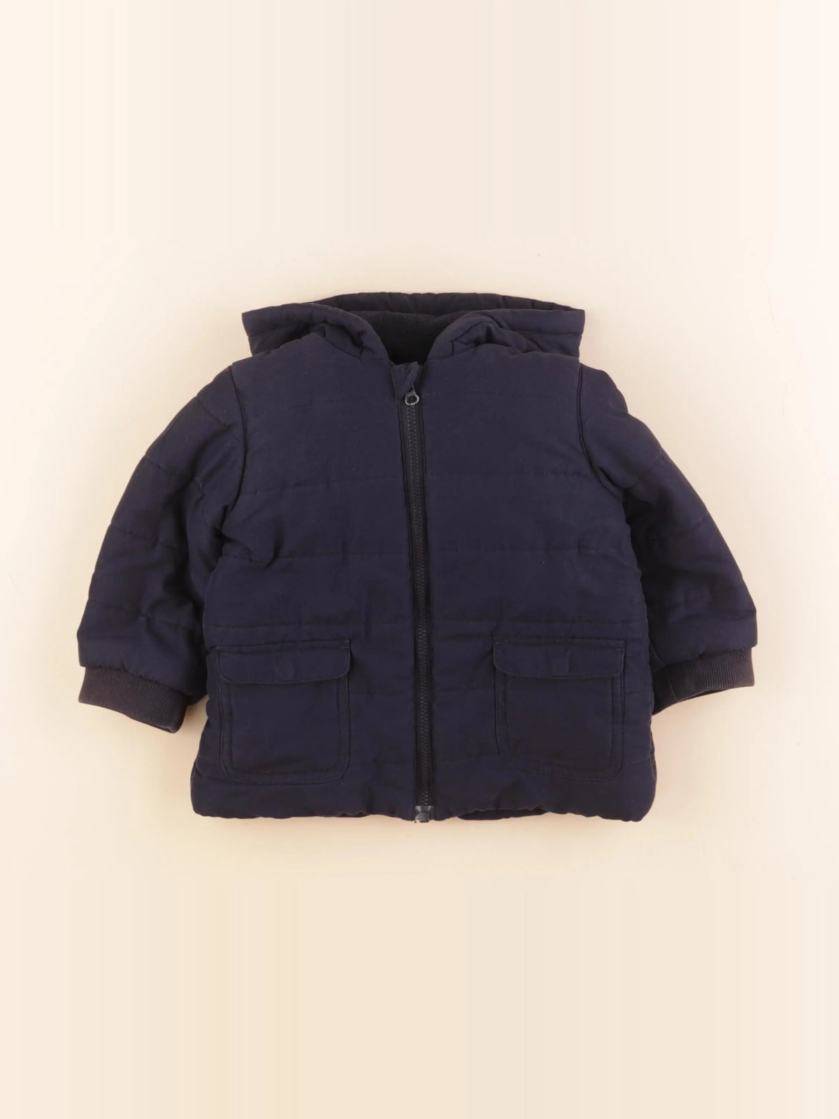 Petit Bateau - doudoune bleu - 18 mois