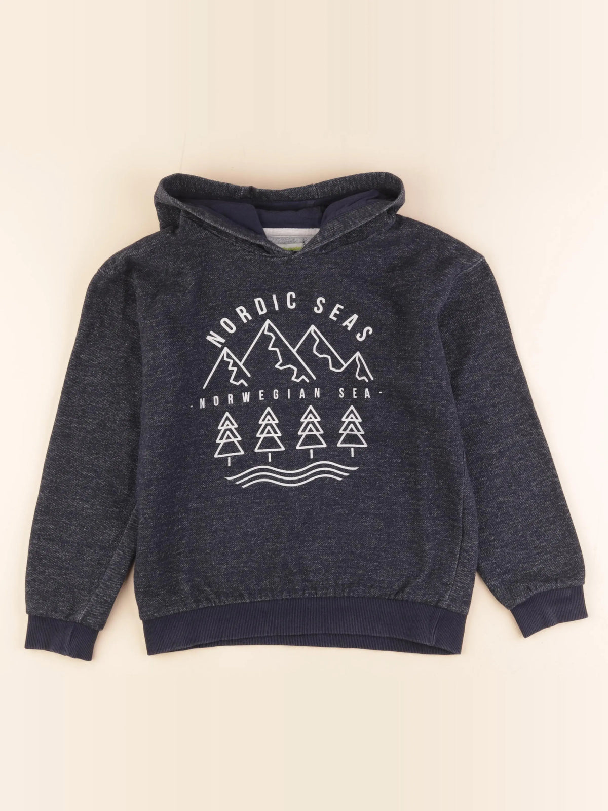 Vertbaudet - sweat bleu - 10 ans