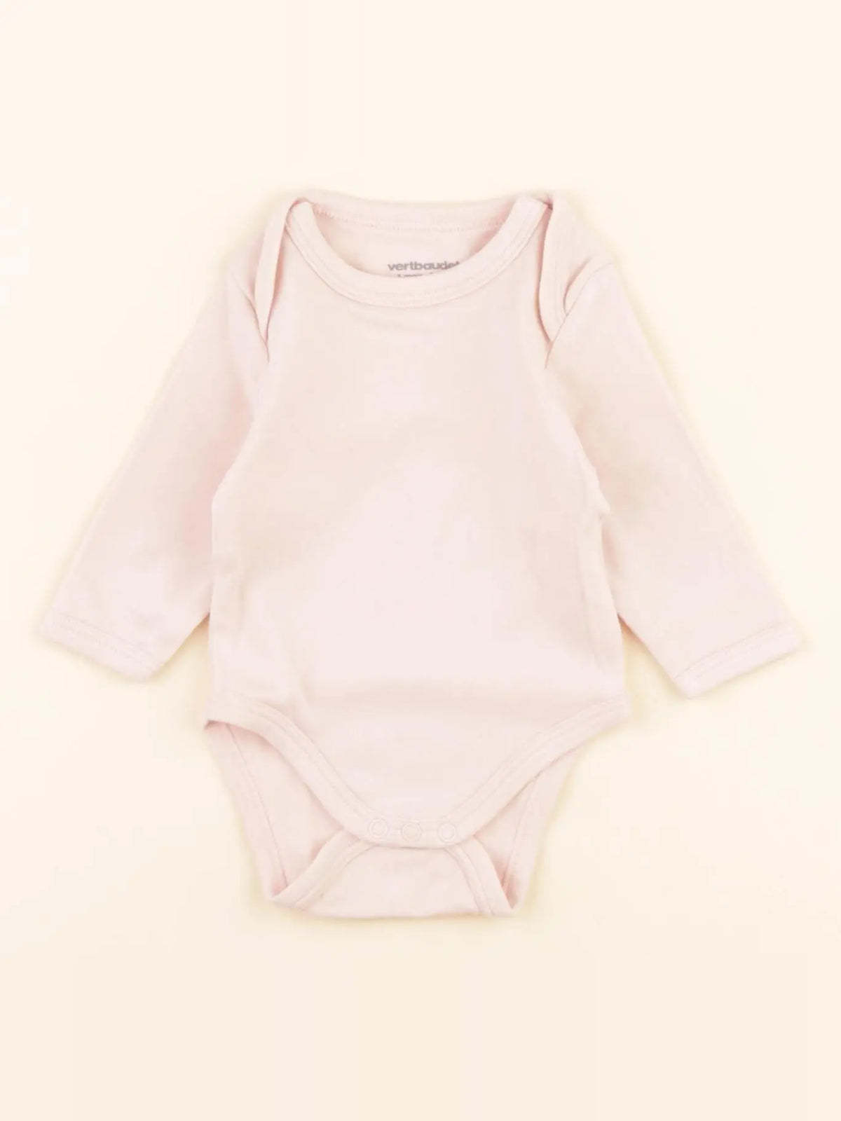 Vertbaudet - body rose - 1 mois