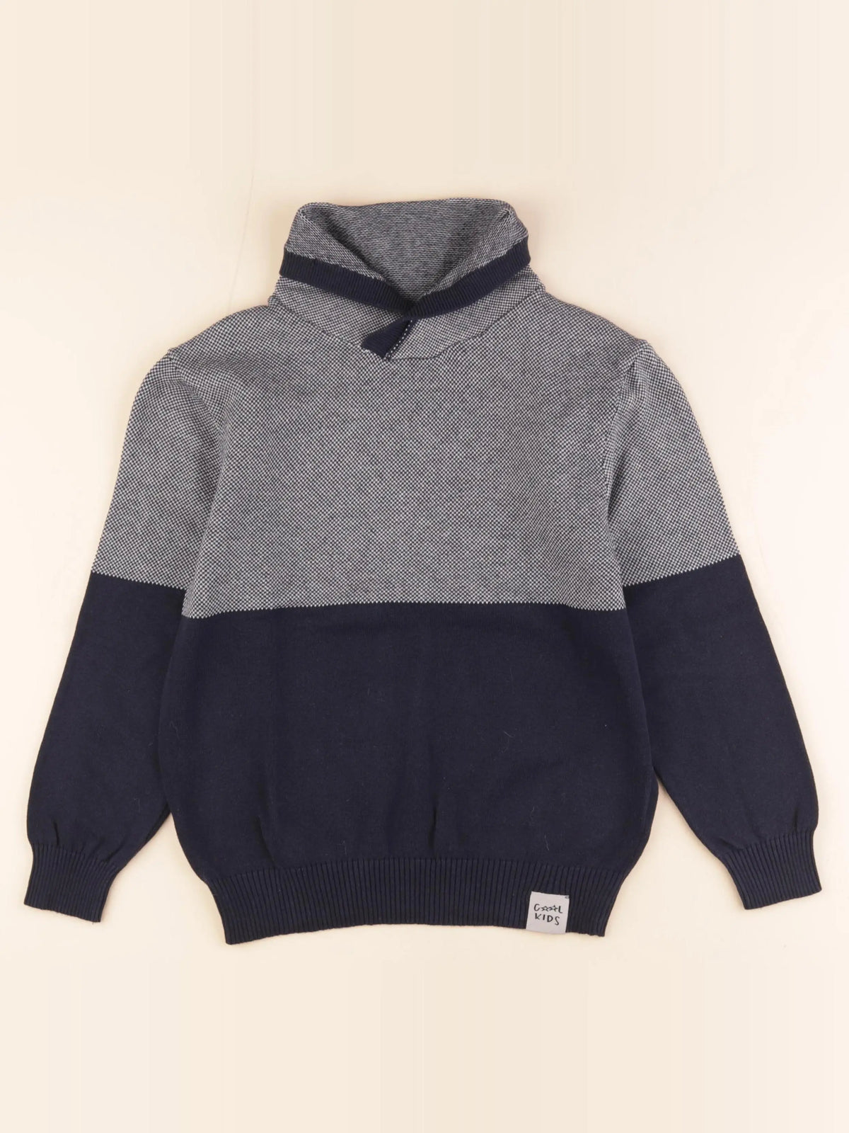Vertbaudet - pull bleu - 10 ans