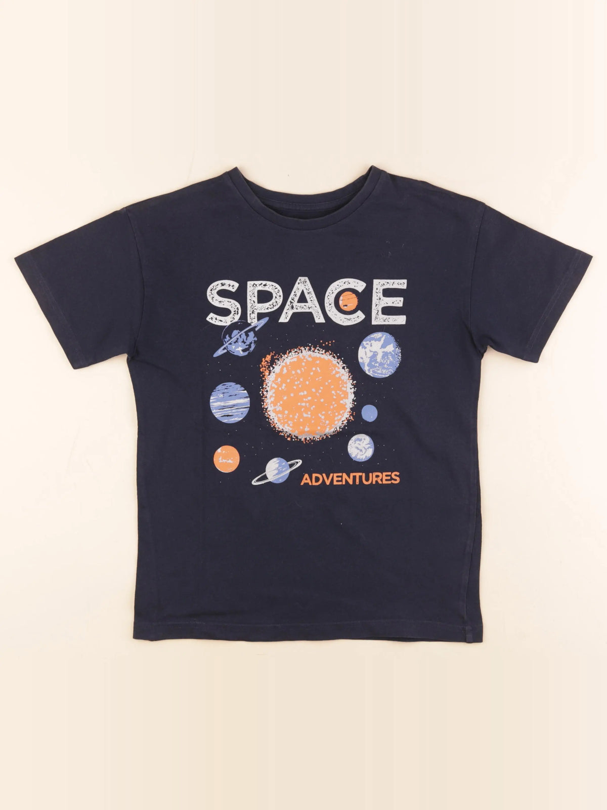 Vertbaudet - tee-shirt bleu - 10 ans