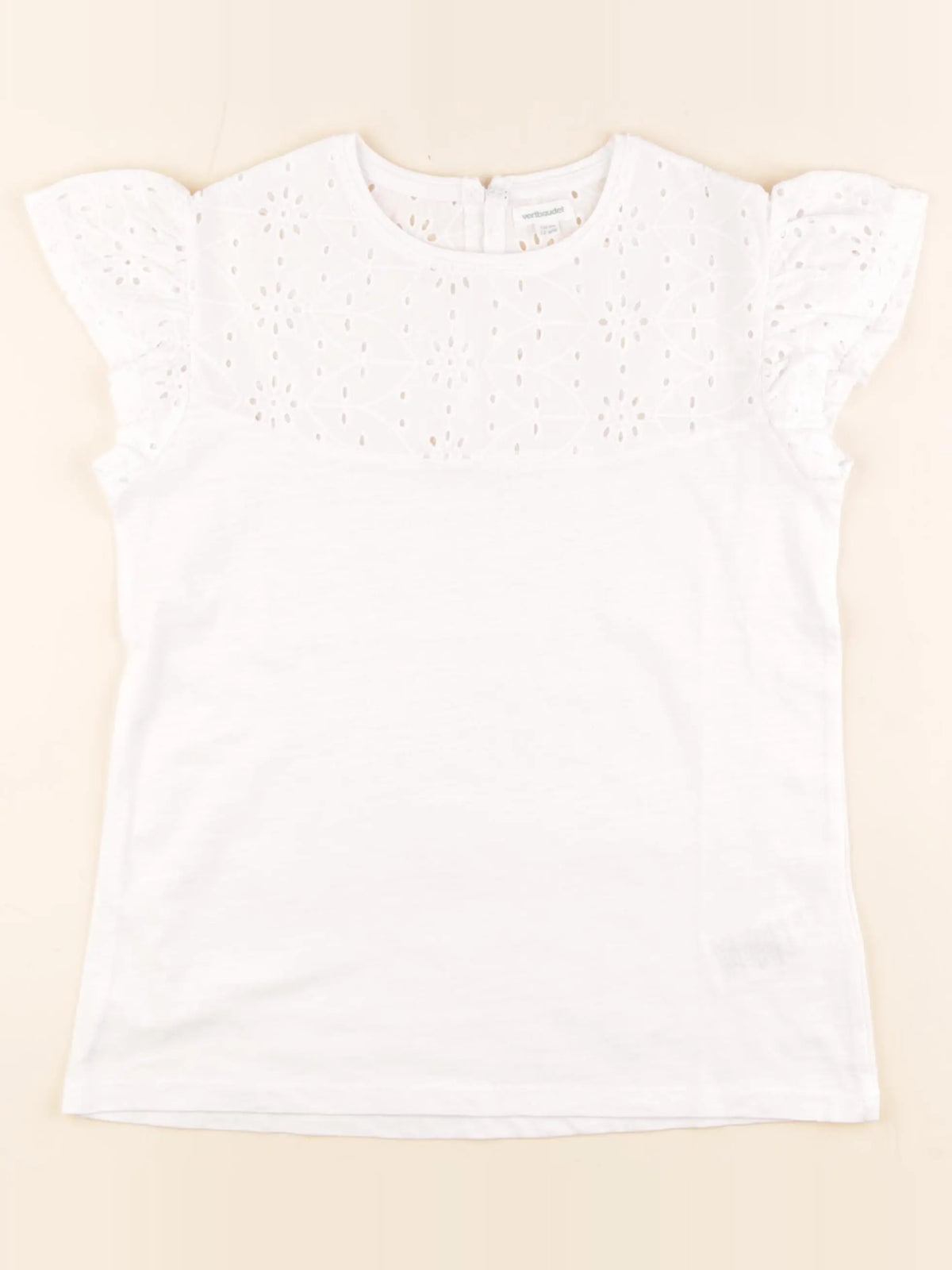 Vertbaudet - tee-shirt blanc - 12 ans