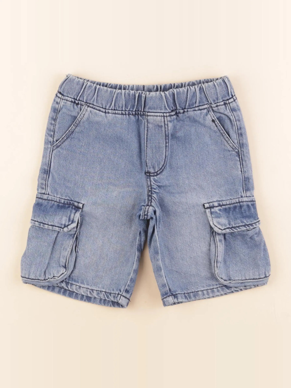 Vertbaudet - short bleu - 6 ans
