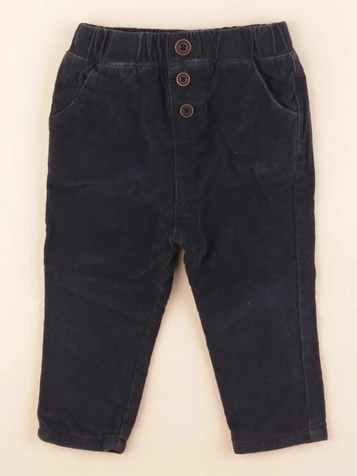 Tape à l'oeil - pantalon bleu - 12 mois