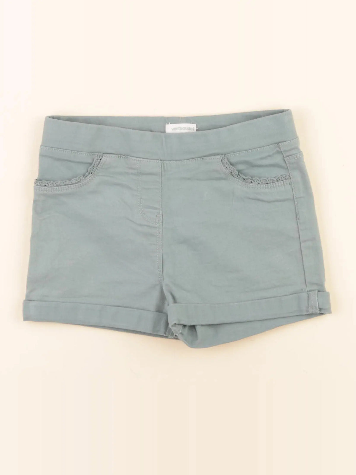 Vertbaudet - short vert - 9 ans