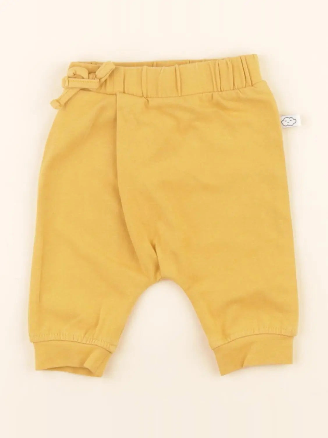 Vertbaudet - sarouel jaune - 1 mois