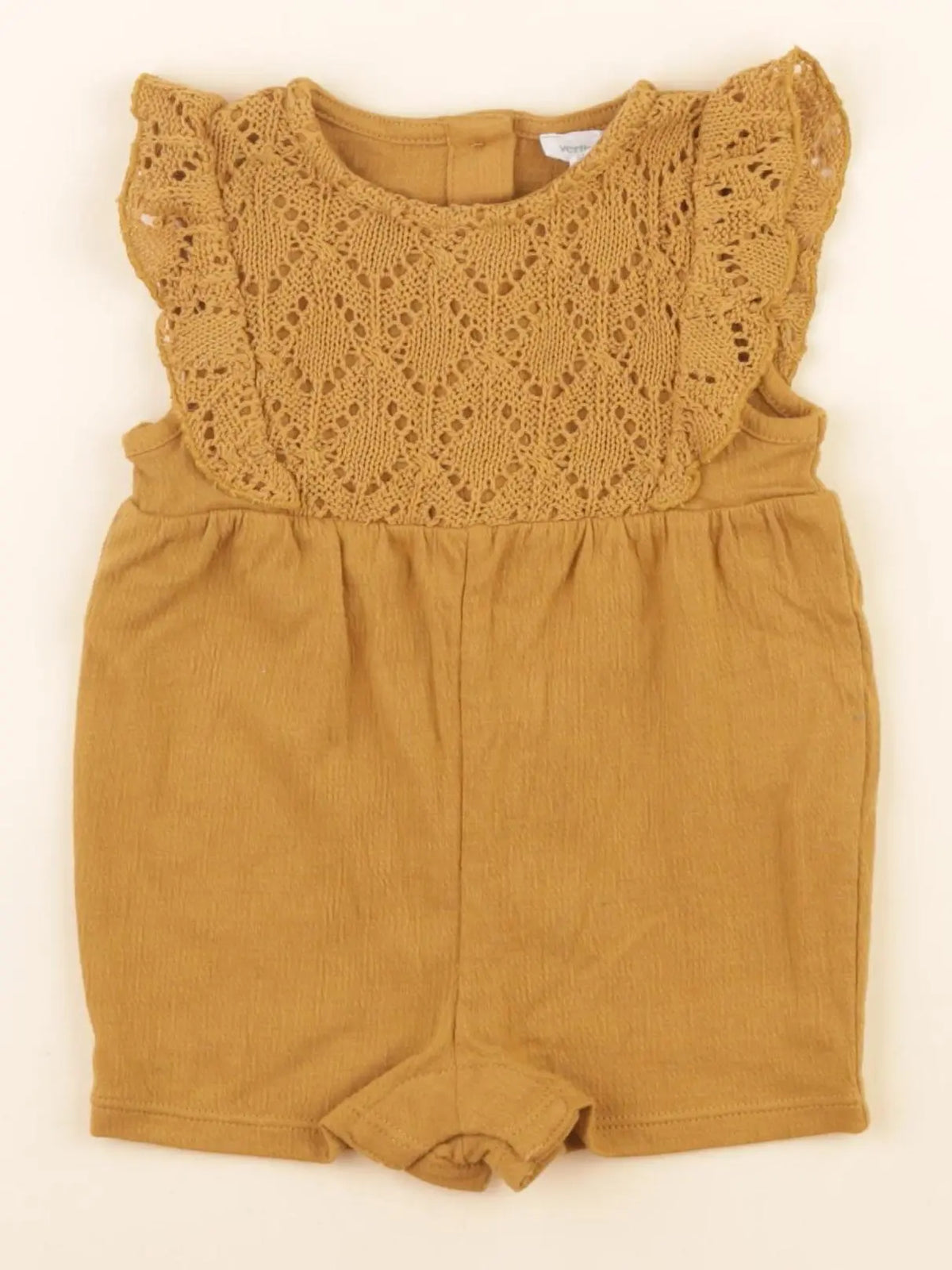Vertbaudet - combinaison marron - 6 mois