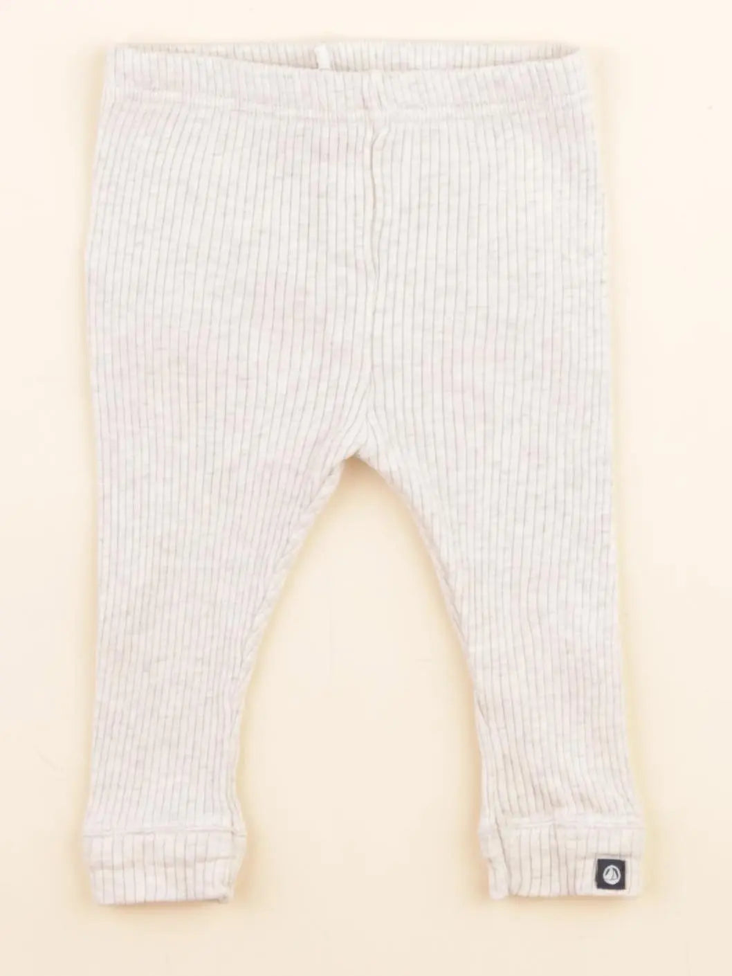 Petit Bateau - legging gris - 6 mois