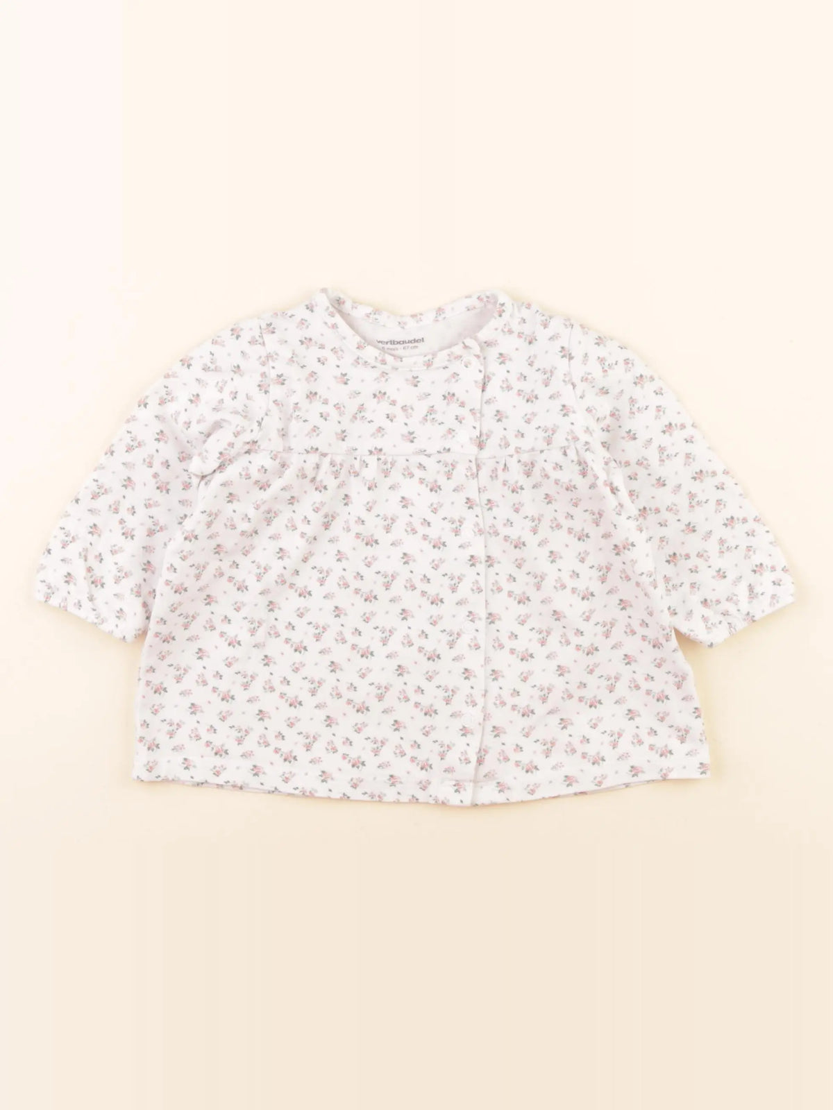Vertbaudet - tee-shirt multicolore - 6 mois