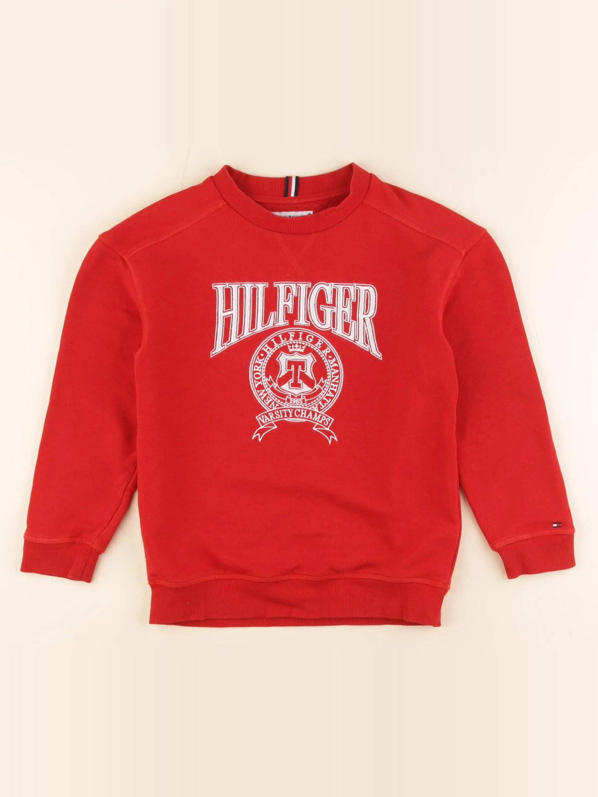Tommy Hilfiger - sweat rouge - 8 ans