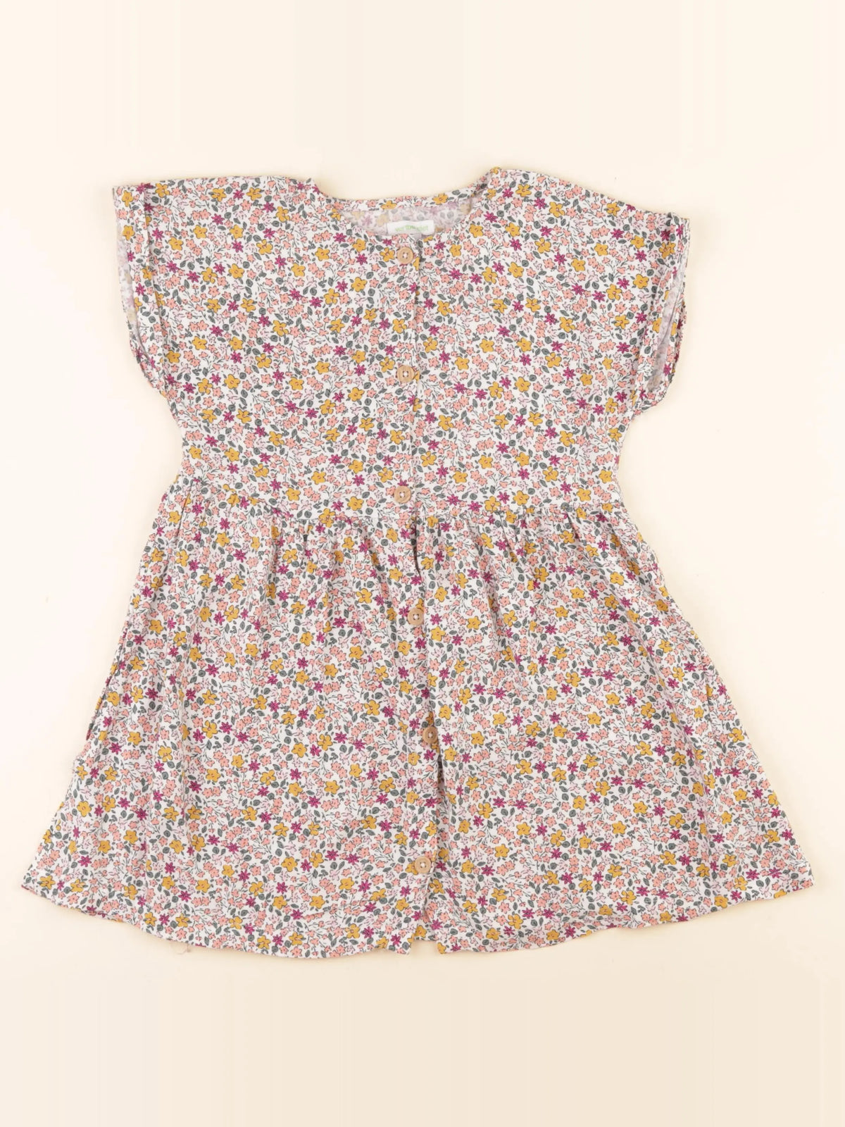 Vertbaudet - robe multicolore - 6 ans