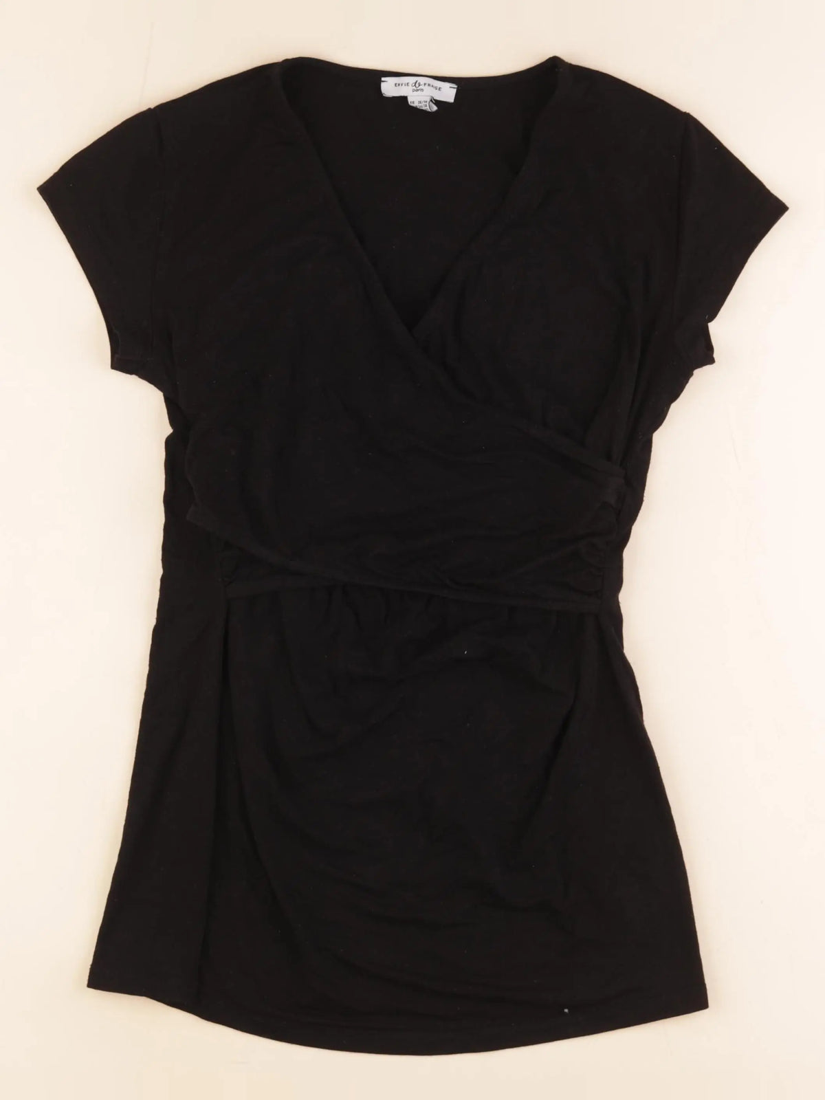Envie de fraise - tee-shirt grossesse, allaitement noir - 36 à 38