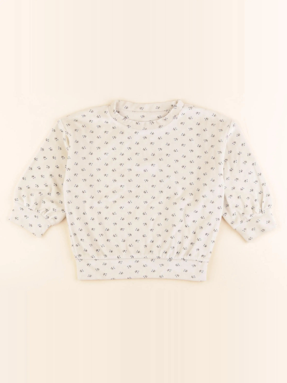 Poudre Organic - pull beige, bleu - 18 mois