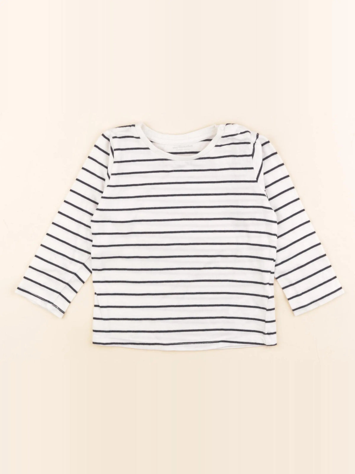 Vertbaudet - tee-shirt blanc, bleu - 24 mois