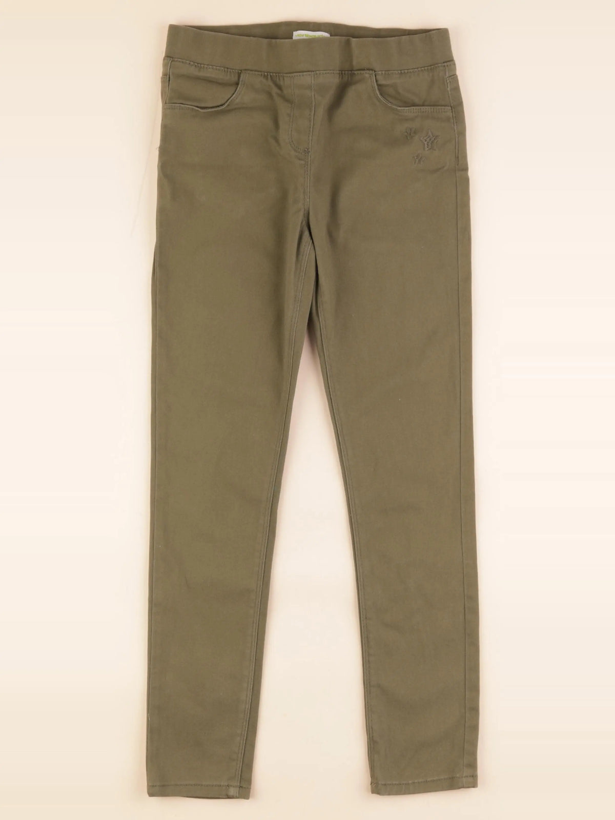 Vertbaudet - jegging vert - 10 ans