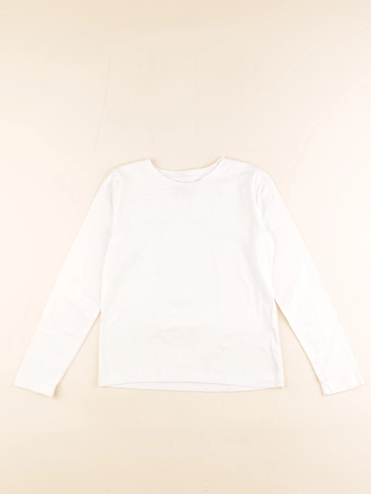 Monoprix - tee-shirt blanc, argent - 10 ans