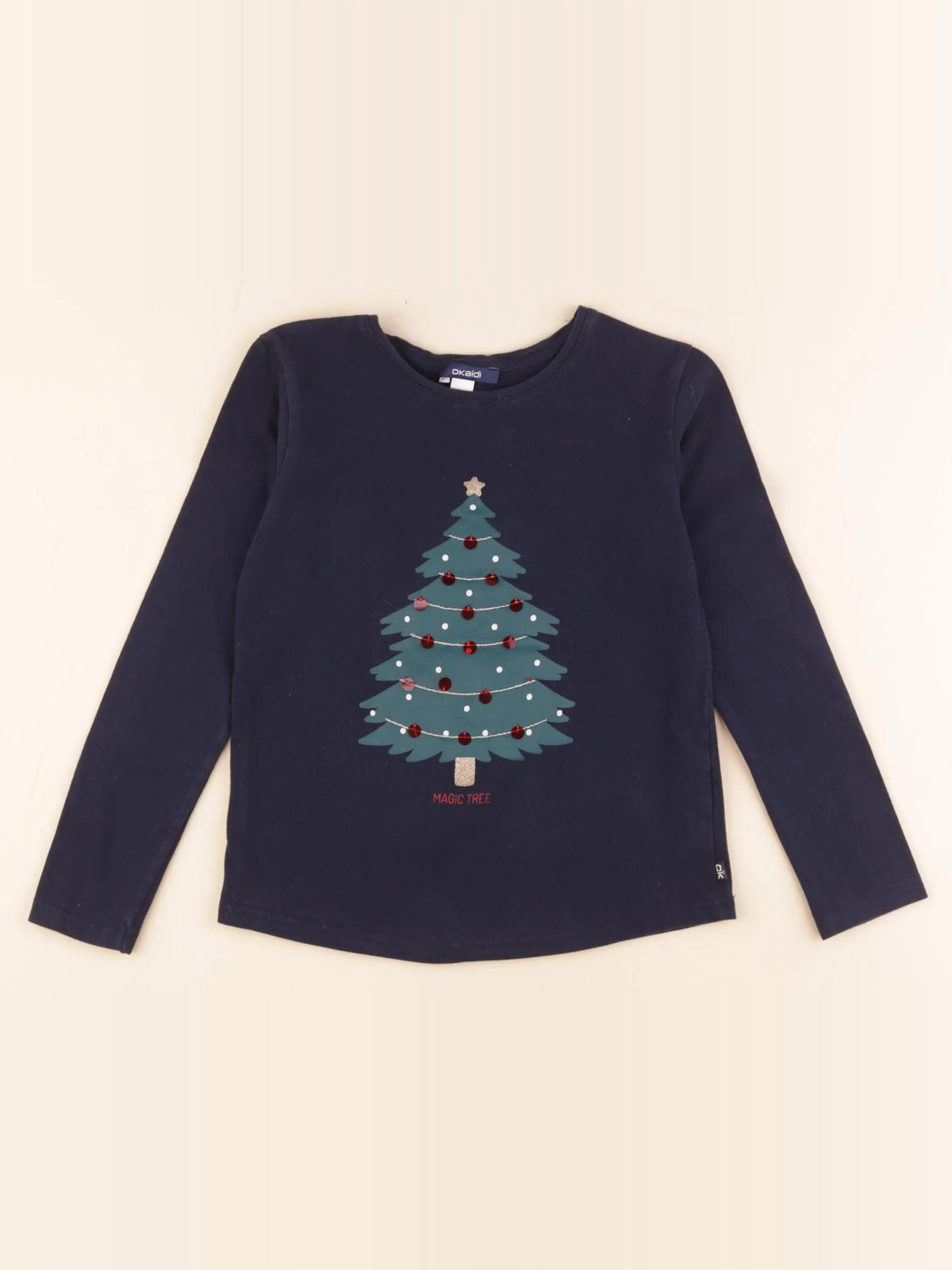 Okaidi - tee-shirt bleu - 8 ans