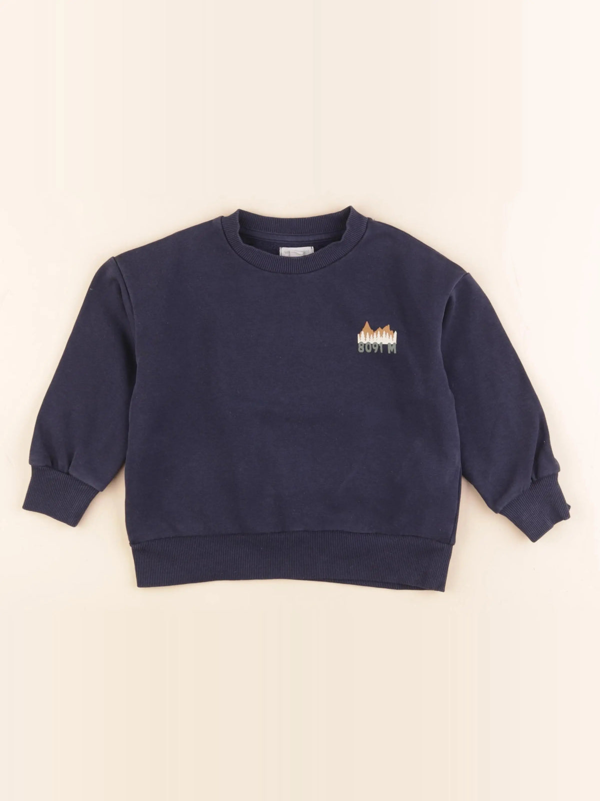 Vertbaudet - sweat bleu - 4 ans