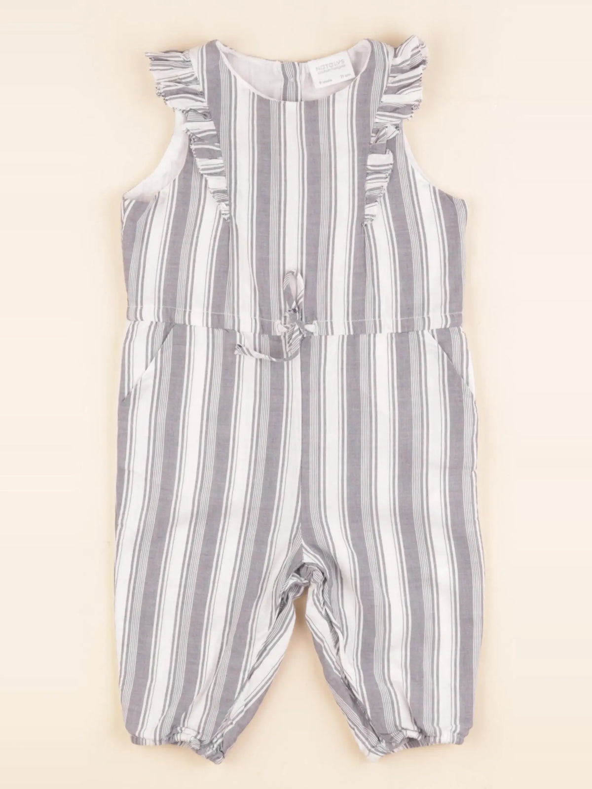 Natalys - combinaison bleu, blanc - 9 mois
