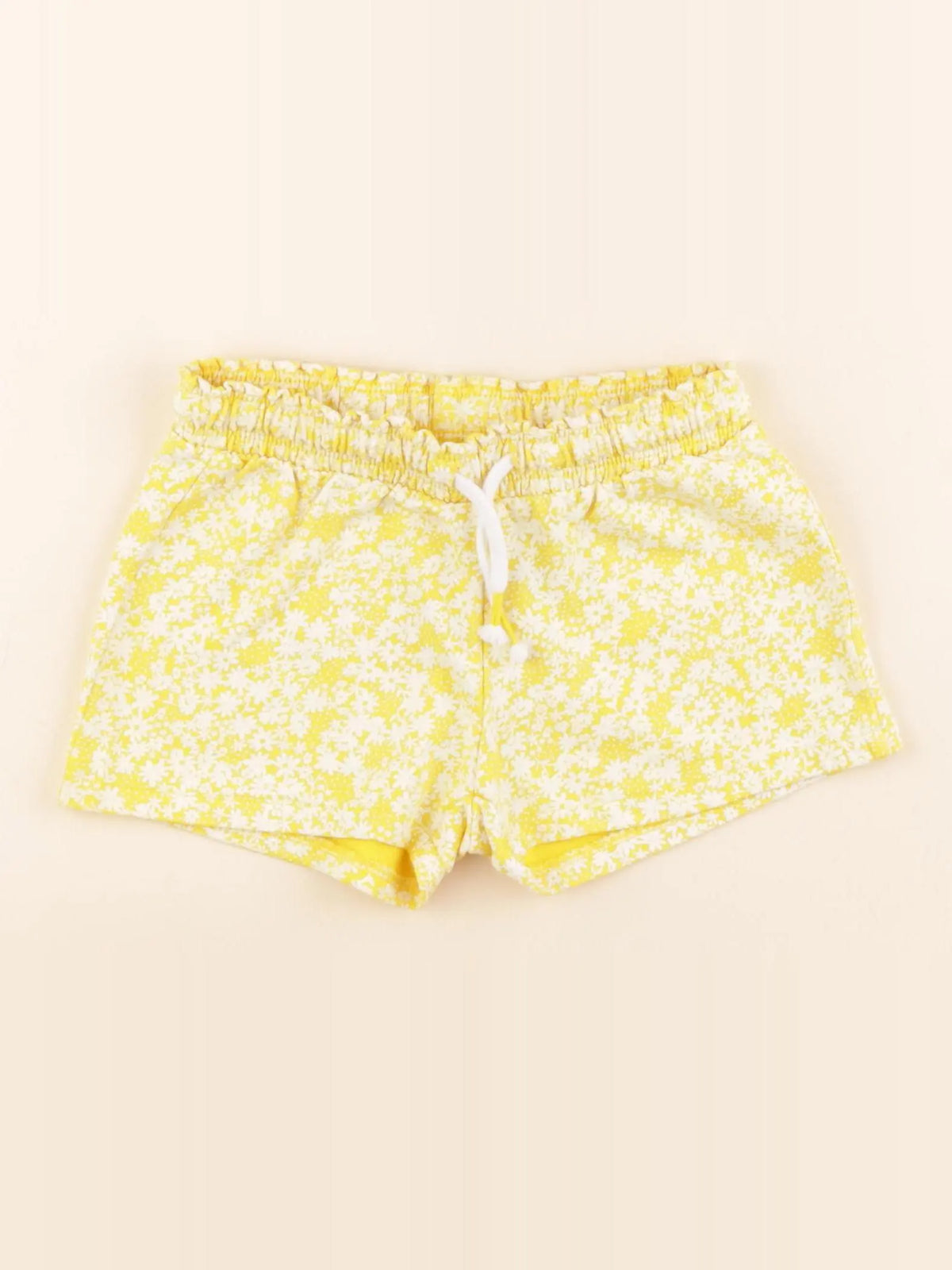 H&M - short jaune - 4/5 ans