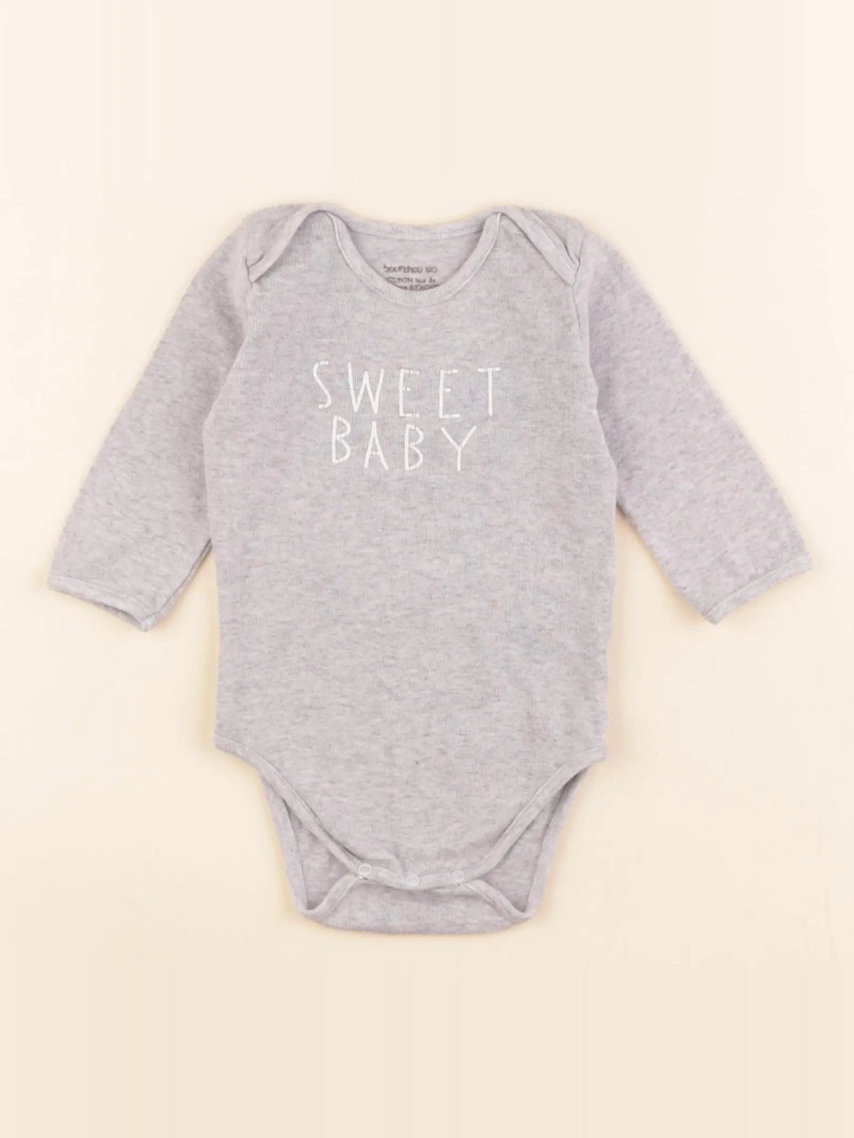 Boutchou - body gris - 6 mois