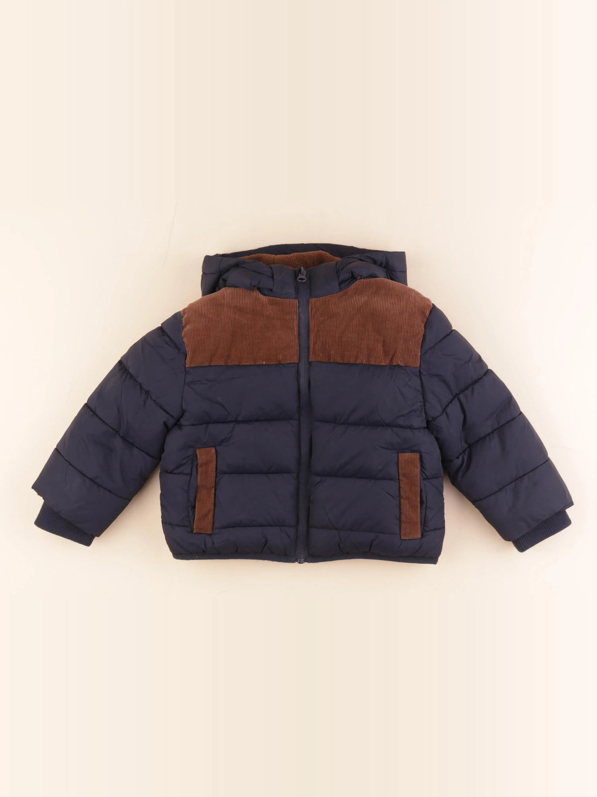 Monoprix - doudoune bleu - 3 ans