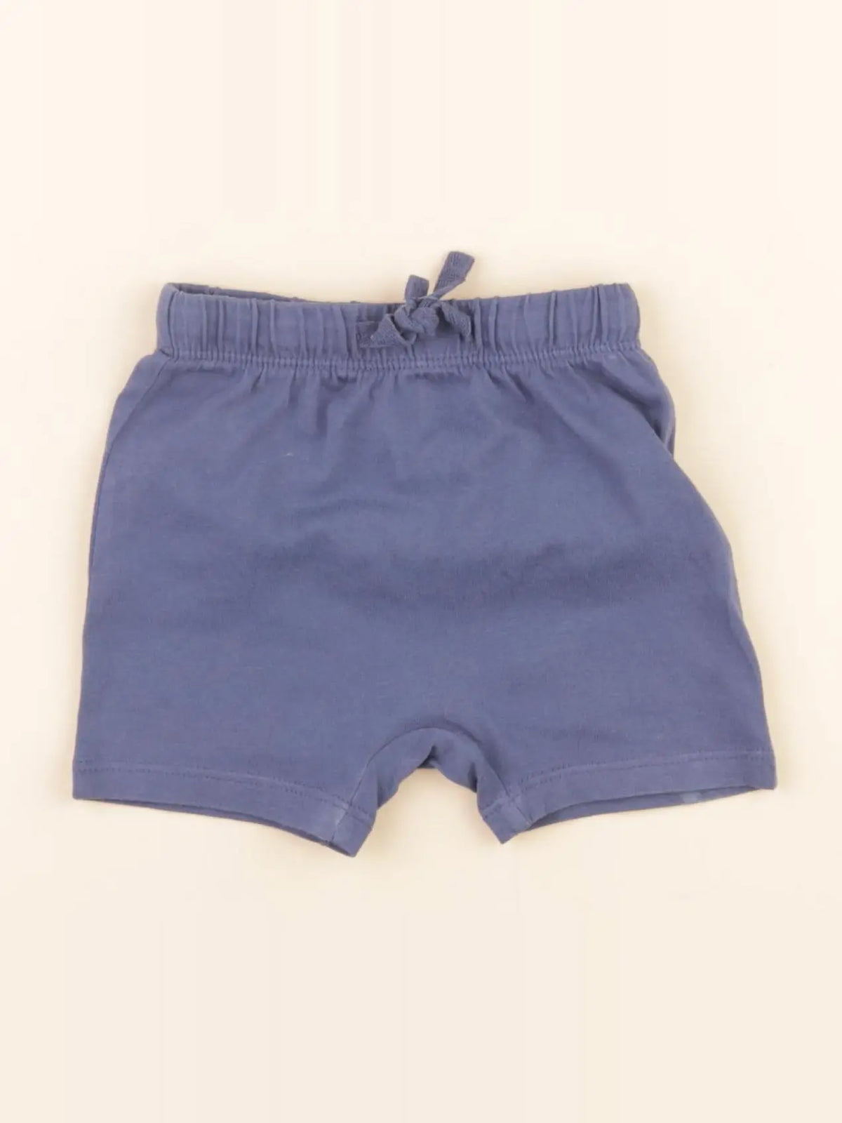 H&M - short bleu - 2/4 mois