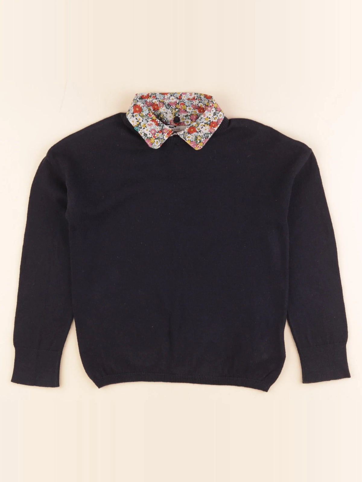 Cyrillus - pull bleu - 8 ans