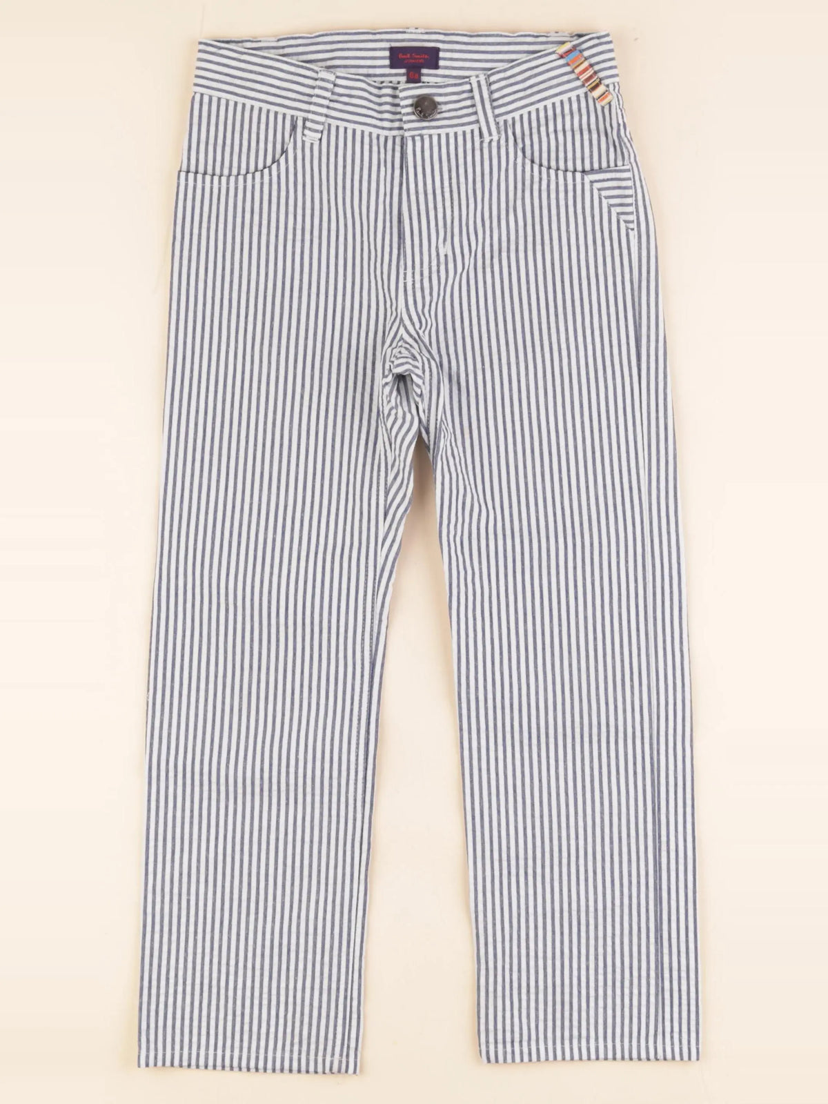 Paul Smith - pantalon blanc, bleu - 6 ans
