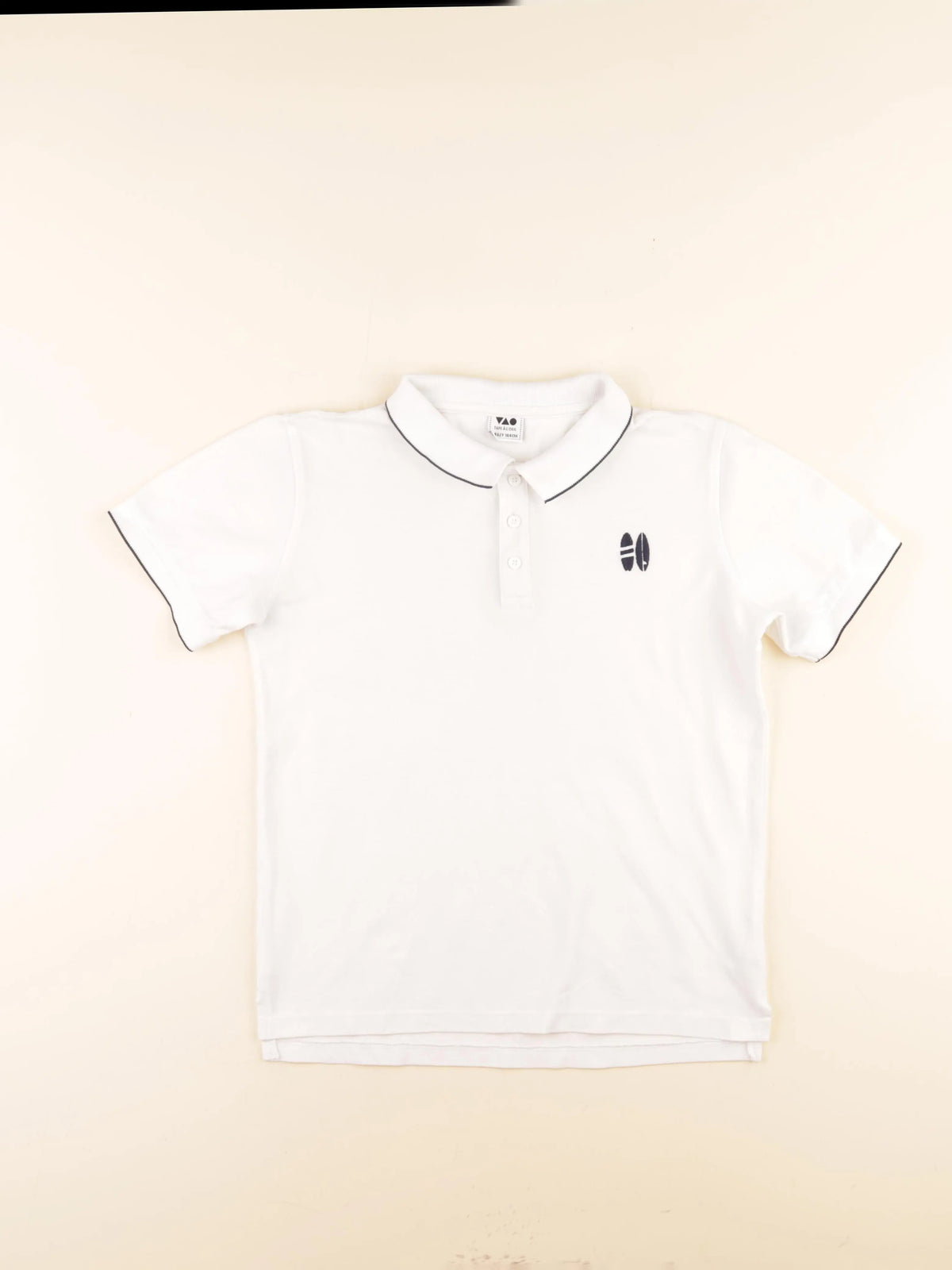 Tape à l'oeil - polo blanc - 14 ans