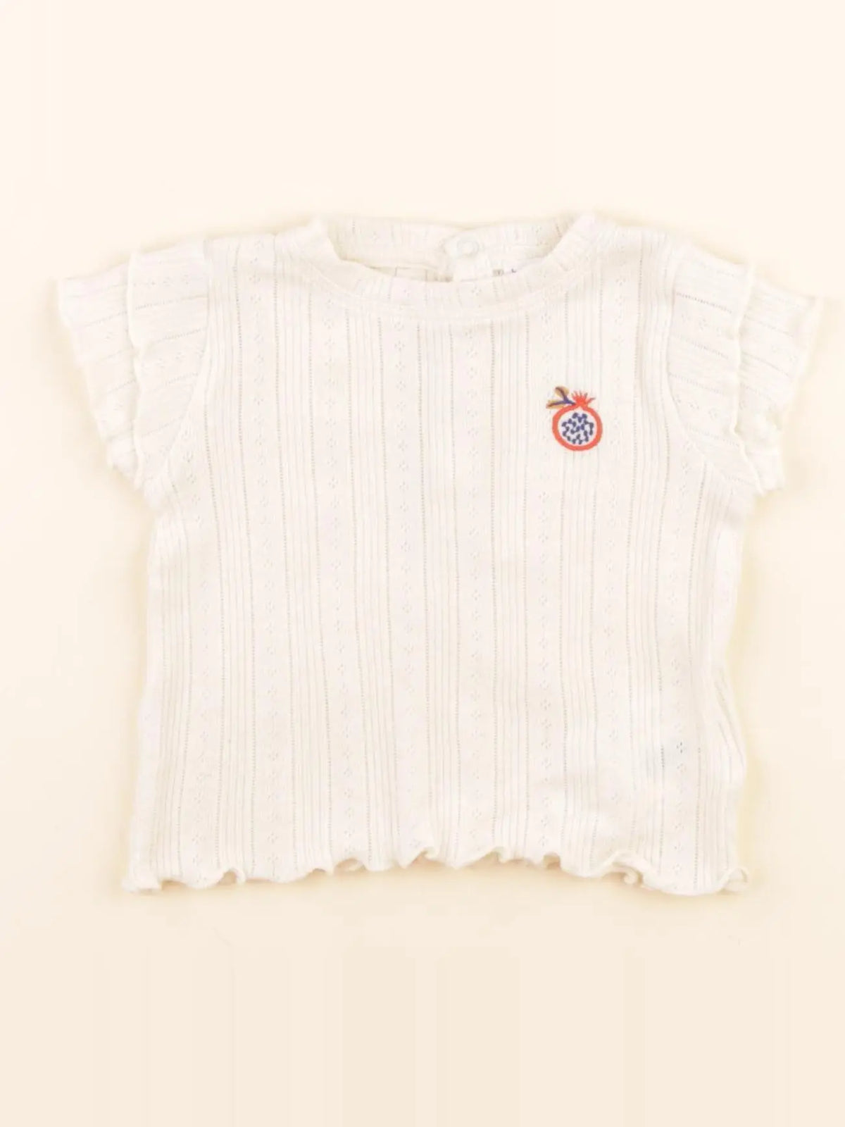Boutchou - tee-shirt blanc - 6 mois