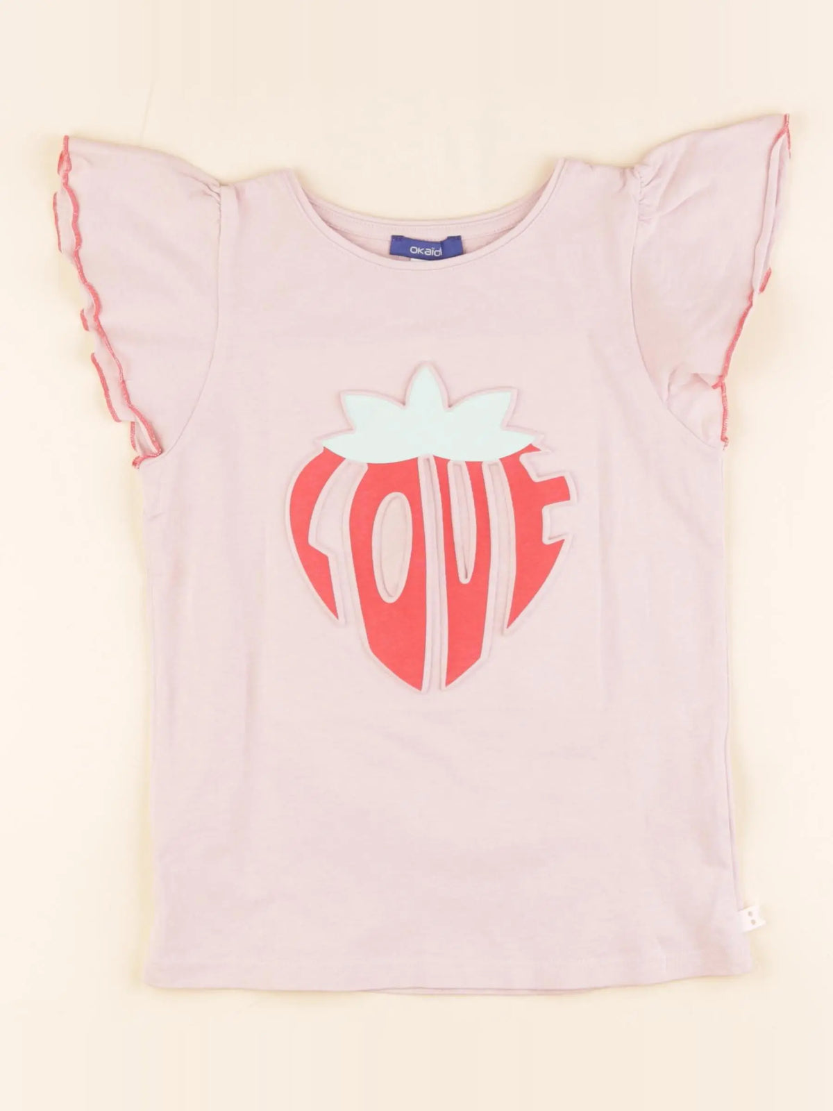 Okaidi - tee-shirt rose - 8 ans