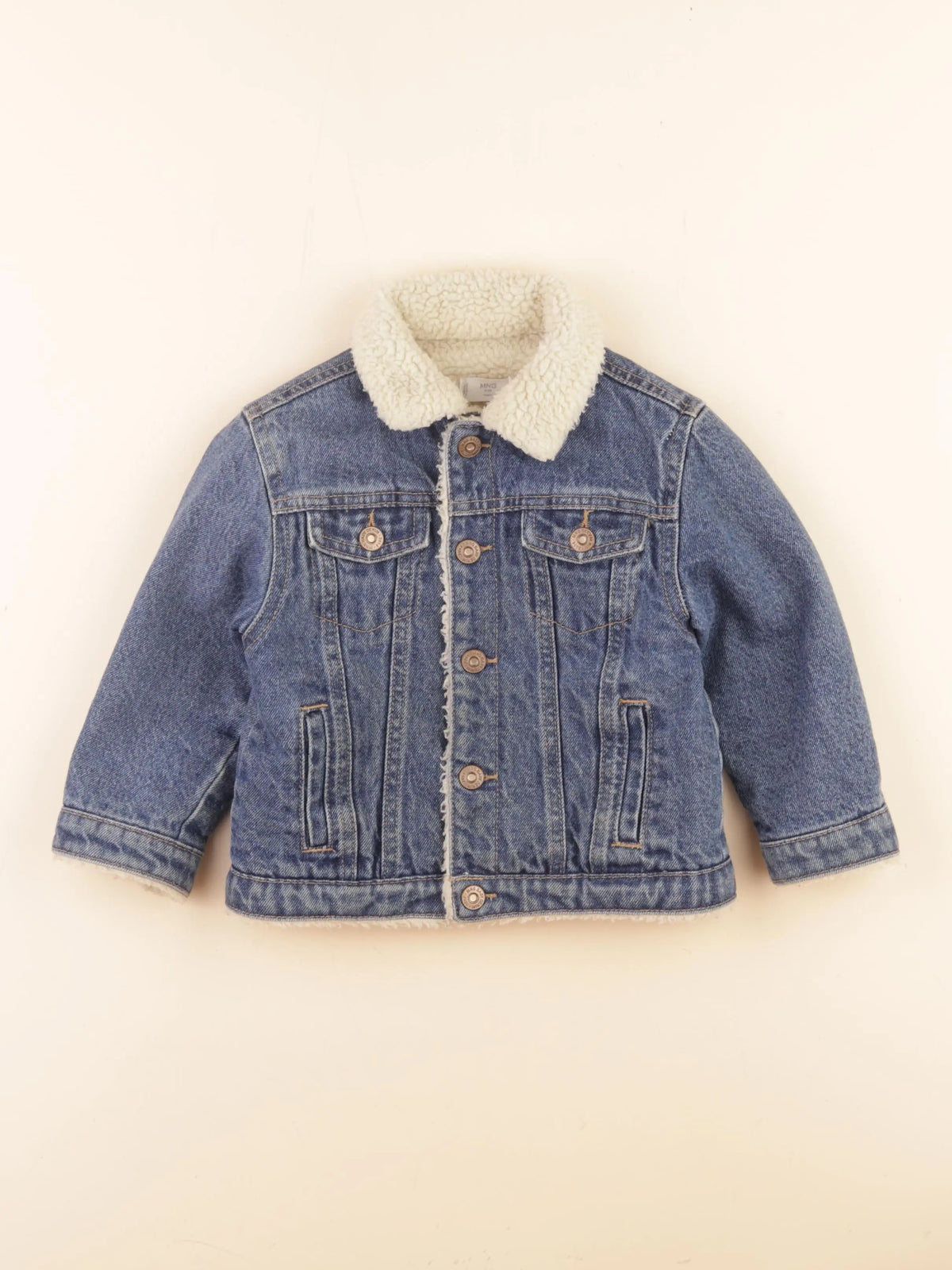 Mango - veste bleu - 2/3 ans