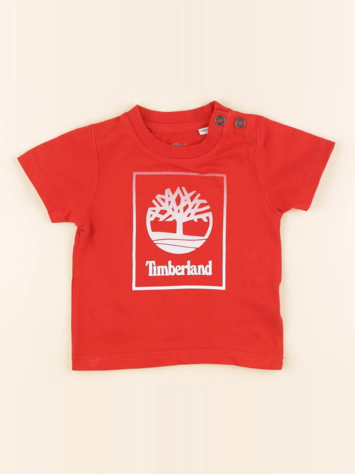 Timberland - tee-shirt rouge - 6 mois
