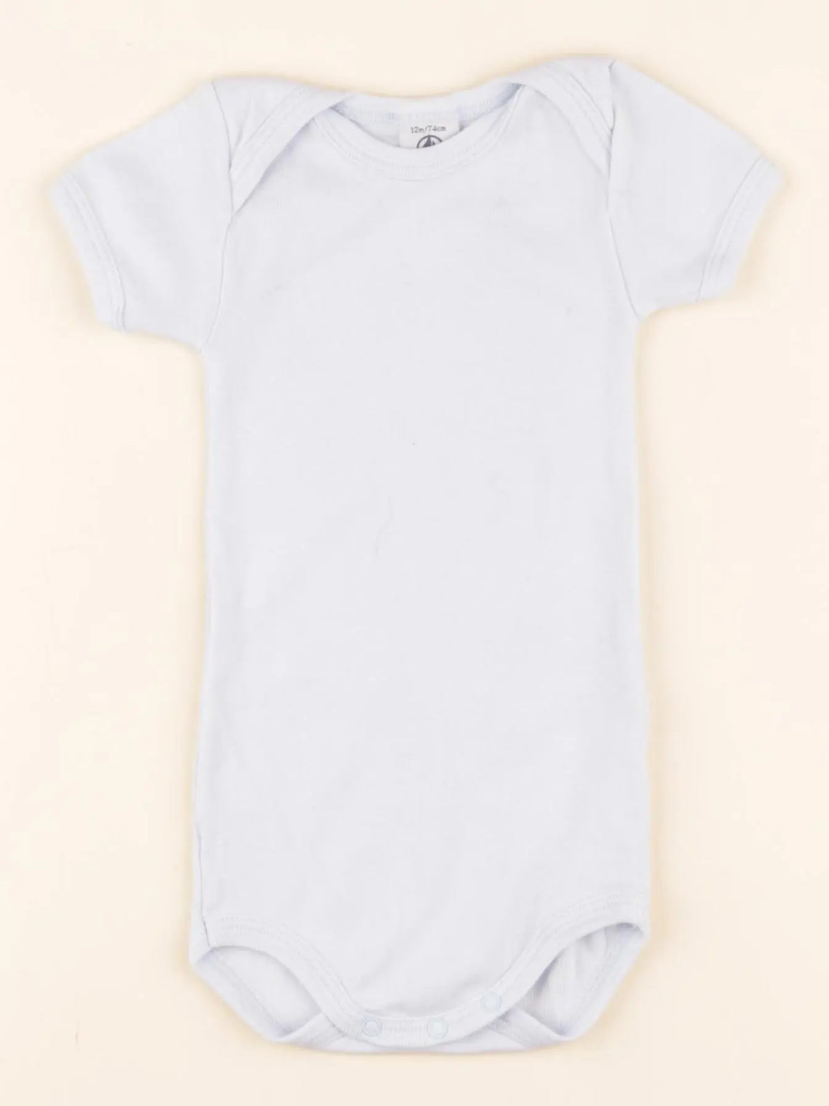 Petit Bateau - body bleu - 12 mois