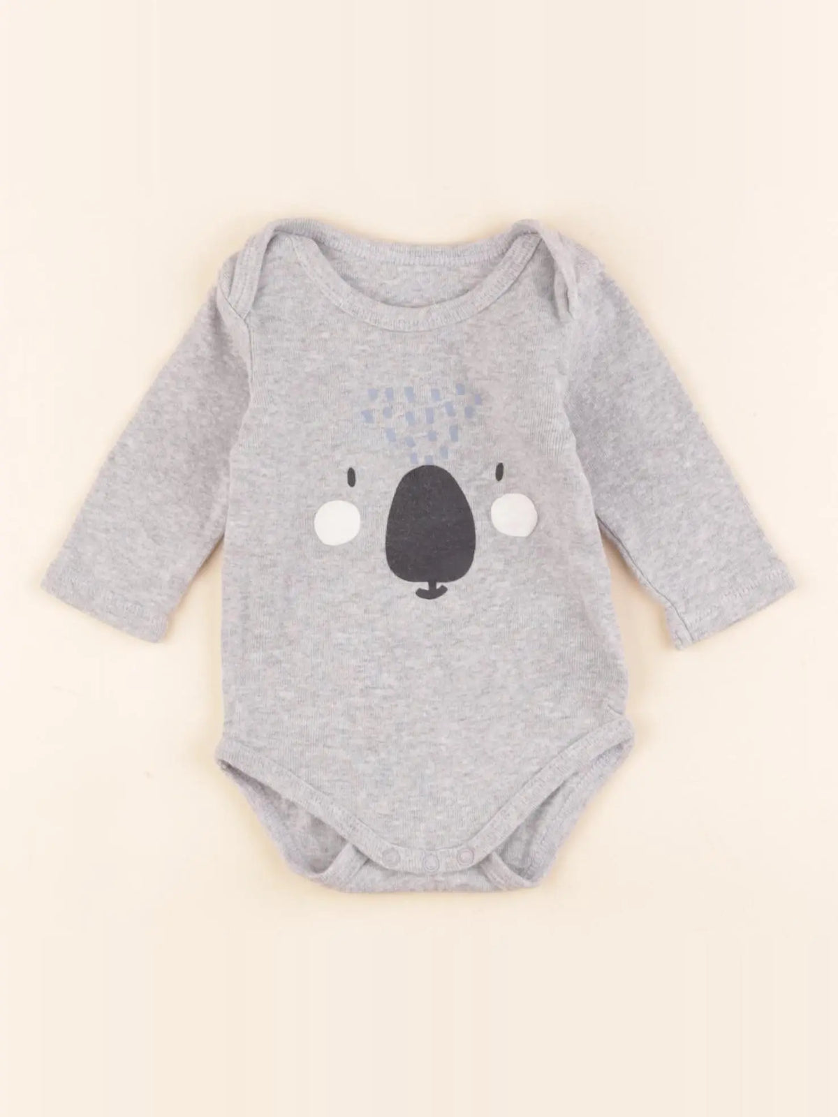 La Redoute - body gris - 3 mois