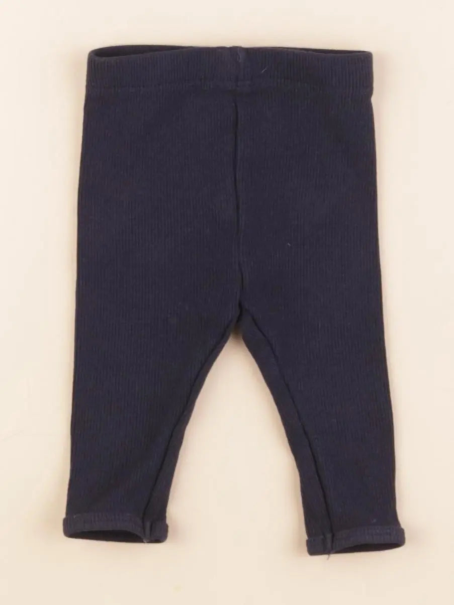 Vertbaudet - legging bleu - 1 mois